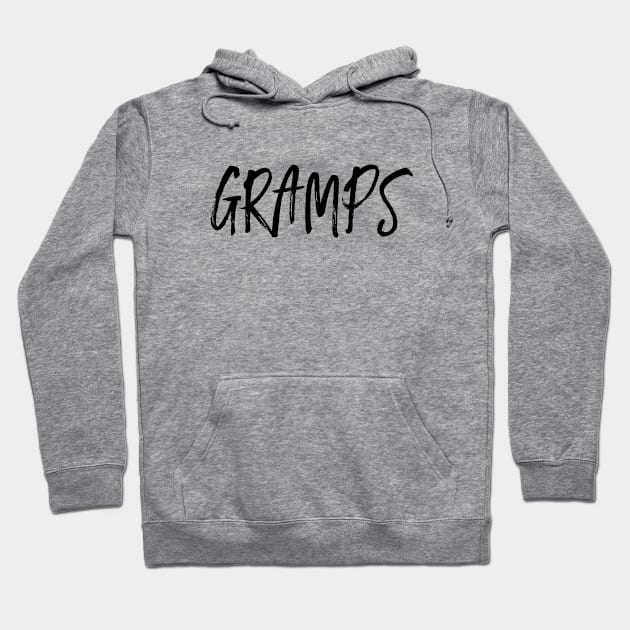 Gramps Family Shirt Black Text Hoodie by AnnaBanana